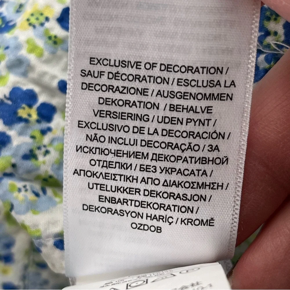 Polo Ralph Lauren Big Girls Size‎ 14 Floral Cotton Seersucker Dress Spring NEW - Picture 7 of 15